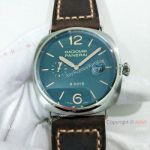 Replica Panerai Radiomir 8 Days SS Black Dial Watch PAM 735